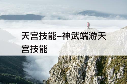 天宫技能-神武端游天宫技能