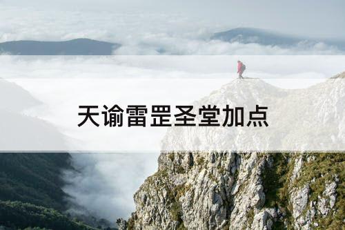 天谕雷罡圣堂加点