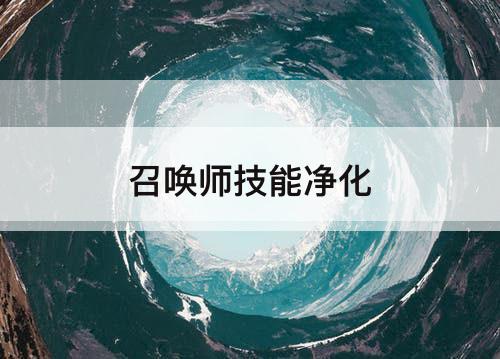 召唤师技能净化