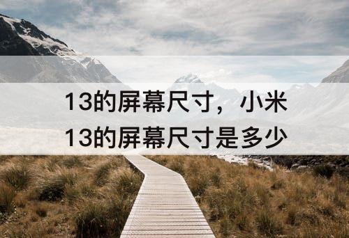 13的屏幕尺寸，小米13的屏幕尺寸是多少