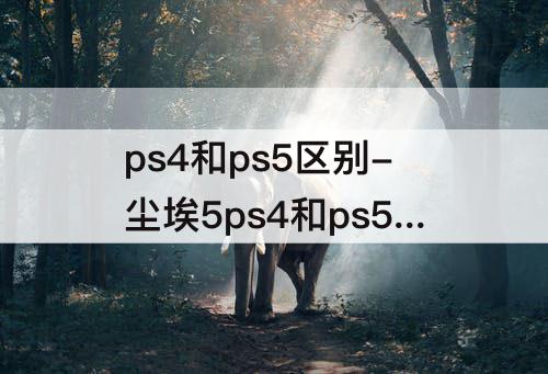 ps4和ps5区别-尘埃5ps4和ps5区别