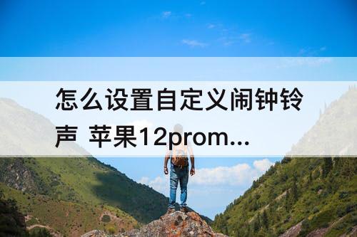 怎么设置自定义闹钟铃声 苹果12promax怎么设置自定义闹钟铃声