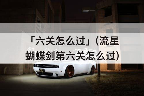「六关怎么过」(流星蝴蝶剑第六关怎么过)