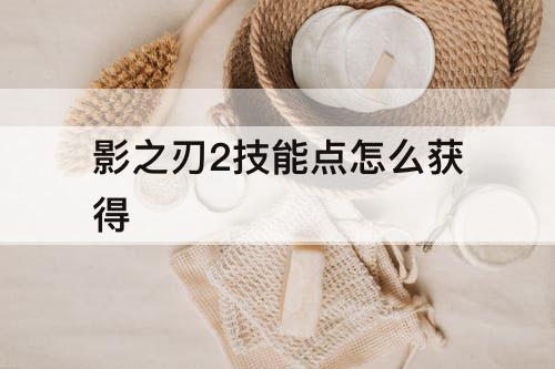 影之刃2技能点怎么获得