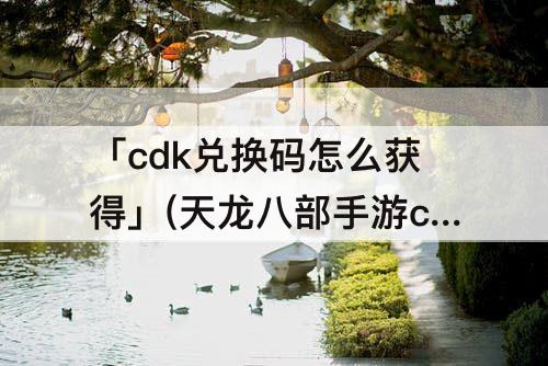 「cdk兑换码怎么获得」(天龙八部手游cdk兑换码怎么获得)