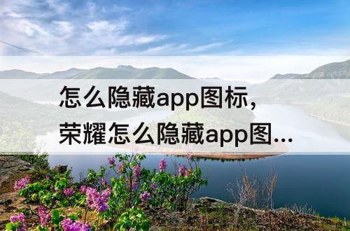 怎么隐藏app图标，荣耀怎么隐藏app图标