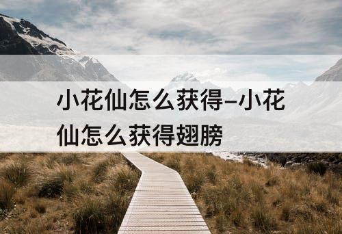 小花仙怎么获得-小花仙怎么获得翅膀