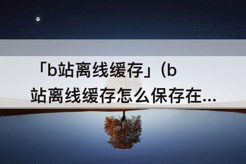 「b站离线缓存」(b站离线缓存怎么保存在手机本地没有声音)