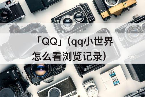「QQ」(qq小世界怎么看浏览记录)
