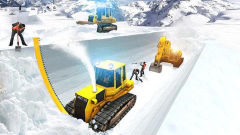 雪地挖掘机模拟器  v1.0图1